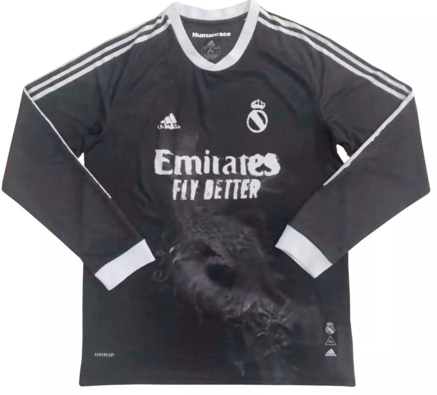 Camisa oficial Adidas Real Madrid 2020 2021 Human Race manga comprida